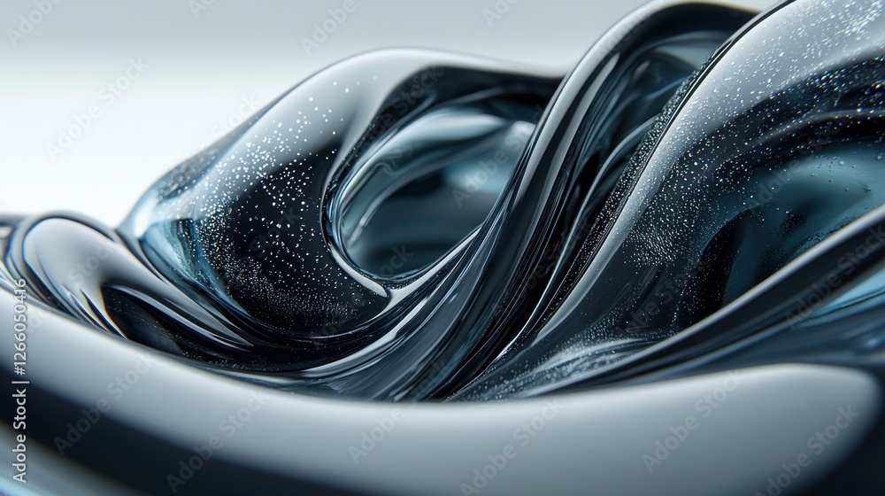 Poster abstract smooth shiny curve surface with tiny specks. for web background