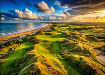 Royal St George's Golf Course, Sandwich, Kent, England - Dramatic Coastal Links Golf