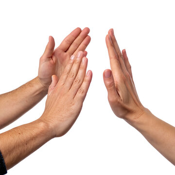 recommend clip art: "Two Hands in Mid-Clap Motion: Perfect for Applause, Celebration, Teamwork, Success, Encouragement, Performance, Motivation, Event, Support, and Communication Concepts.