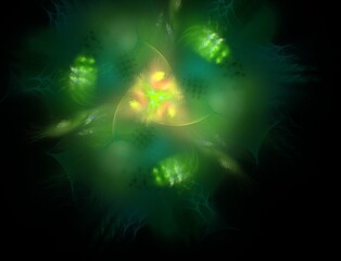 Imaginatory fractal abstract background Image