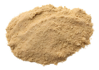 Naklejka premium pile of ground cinnamon isolated