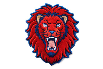 Obraz premium lion head isolated on white