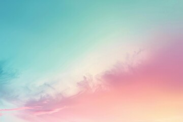 Obraz premium Delicate pastel background with a blend of pink, blue, and green, featuring subtle textures for added depth