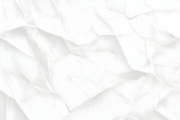 Obraz premium Abstract crumpled white paper texture. Background image for design