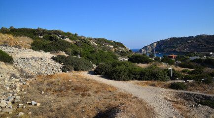 Knidos Ancient City in Datca, Turkey.