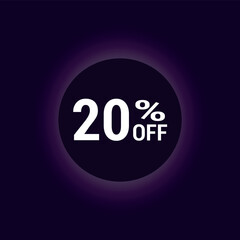 20% off poster for your business