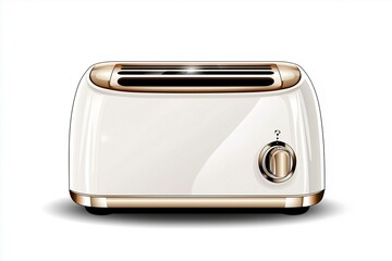 White Toaster Illustration