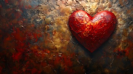 A Beautiful Stock Picture of Valentine's Day with a Heart Shape and Expansive Copy Space Perfect for Various Romantic Designs