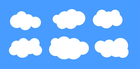 cloud shape vector