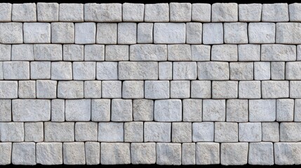 Obraz premium Grey And White Stone Block Wall Texture