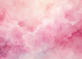 Soft Pink Watercolor Background: Fluid Gradient Texture for Design