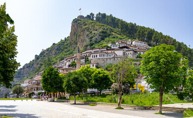 Historic Berat town in Albania