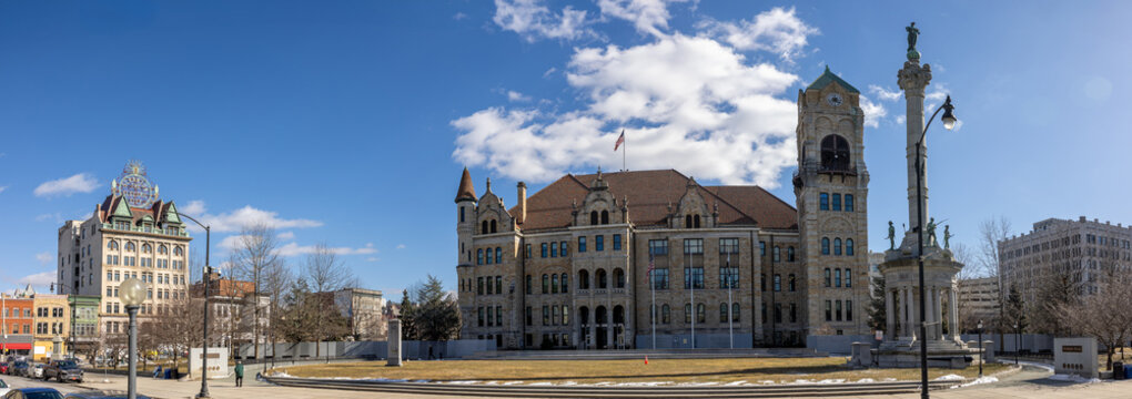 Scranton, PA - February 15, 2025 : Lackawanna County Courthouse