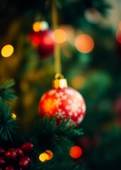 Background of green and red christmas ornament bokeh bokeh red bokeh abstract background glow design light texture effect sparkle