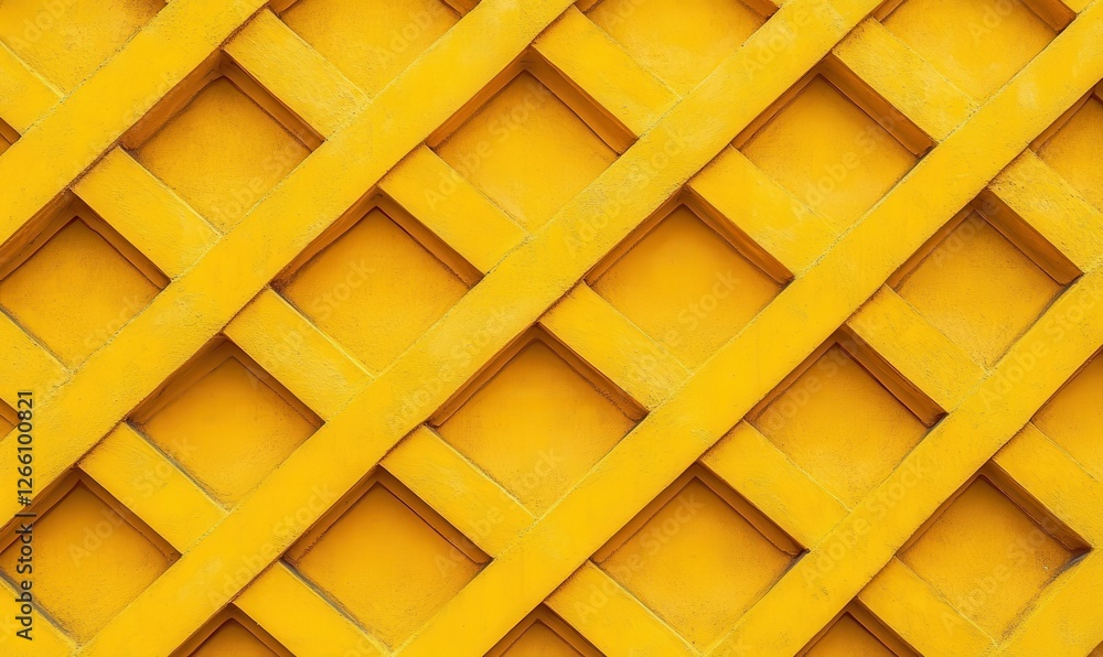 Poster abstract background featuring a minimalist yellow geometric pattern.