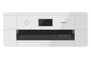 プリンターのベクターイラスト シンプル