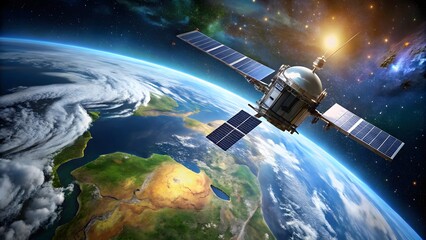 Satellite Orbiting Earth