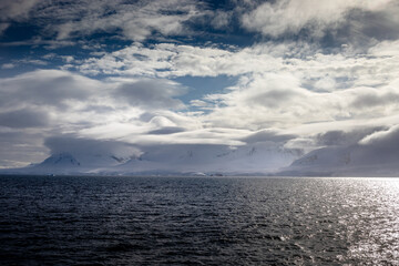 The stunning landscape of Paradise Harbour in Antarctica