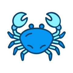 Ocean wildlife crab icon