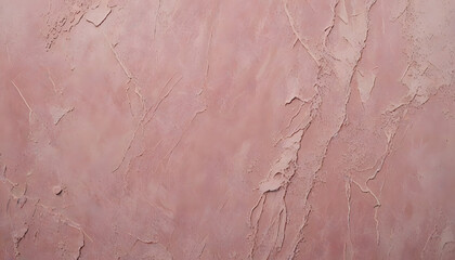Fototapeta premium old rough pink plaster wall with cracked and peeling texture