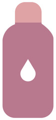 Pink Purple Micellar Water Packaging Icon for Beauty Products
