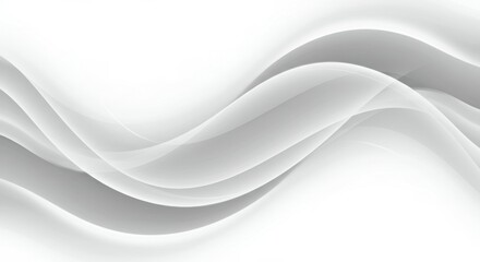 white fabric, smooth waves, soft texture, flowing curves, minimalist, clean aesthetic, silky material, abstract background, gentle folds, monochromatic, subtle shadows, elegant drapery, high-key light