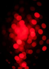 Red glitter and bokeh lights on a black background bokeh red bokeh abstract background glow design light texture effect sparkle
