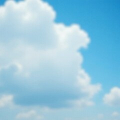 Obraz premium Cloudy light blue sky with blended white and grey features, soft focus, light blue, decorative accent