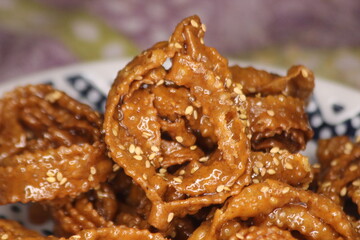 Chebakia Sweet Moroccan Cookie