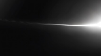 Light streak, dark background, abstract design