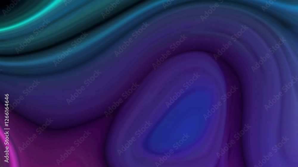 Poster abstract colorful gradient with fluid shapes, vibrant digital art concept