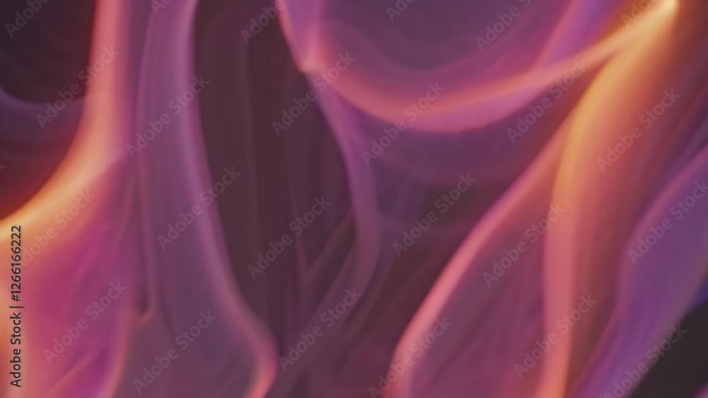 Poster abstract light trails with warm colors, artistic background. visual art and design concept