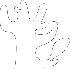 サンゴ礁色無し