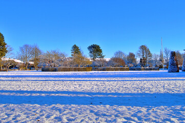 Winter The City Park Snow