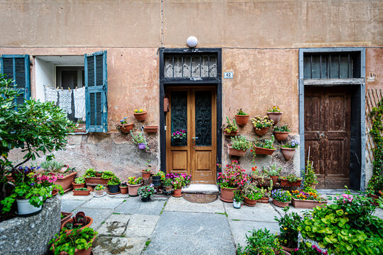 The Parasio Old village is part of Imperia city, toghether with Oneglia and porto Maurizio, Liguria, Italy.