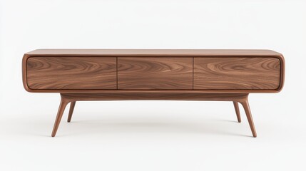 Elegant wooden sideboard with sleek design and smooth finish for modern interior decor ideas
