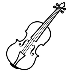violin vector illustration