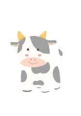 Cute Cow Illustration