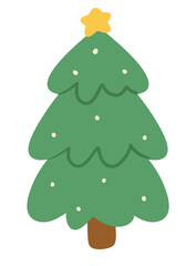 Christmas tree illustration
