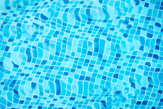 blur blue pool, summer time 