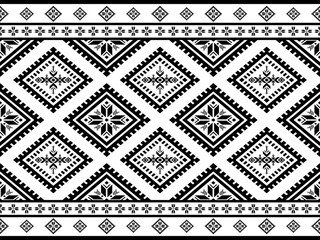 Southwest Aztec geometric Native American Mexican Navajo tribal ethnic boho indian texture ornament seamless pattern fabric black and white design vector for woven textile printing blanket rug carpet 