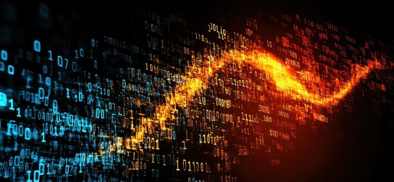 Abstract Binary Code Stream: A Digital River of Data