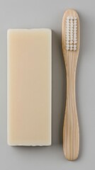 Eco-Friendly Bathroom Essentials:  Natural Soap and Bamboo Toothbrush