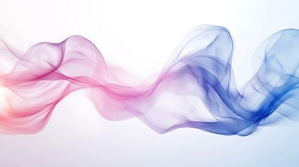 Fototapeta premium Abstract Flowing Colors: A Serene Digital Artwork