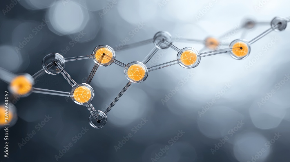 Poster global network connection abstract digital technology concept