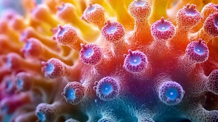 Virus Covid-19 infection 3D medical illustration. Dangerous asian ncov corona virus, pandemic risk background. Covid virus  - Powered by Adobe