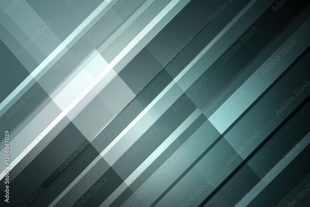 Wall mural abstract geometric background with diagonal lines and soft colors