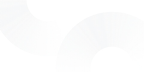 Abstract gray glowing geometric lines on white background. Modern shiny blue circle lines pattern. Futuristic technology concept. Suit for cover, poster illustration abstract