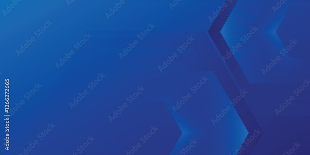 Poster abstract blue background tech finance fintech with lines hexagon abstract pixel pattern. abstract bu