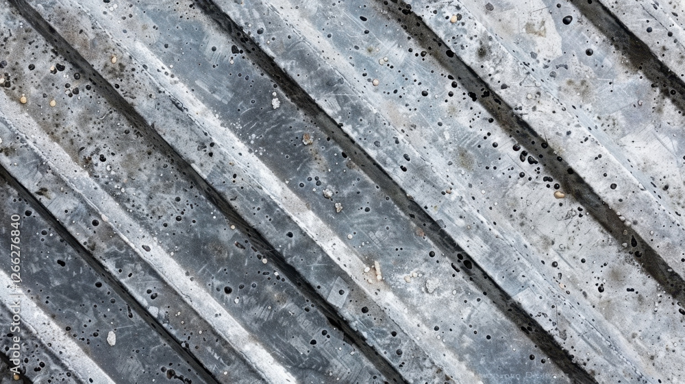 Poster textured concrete surface with diagonal lines and speckled patterns, showcasing mix of gray tones an